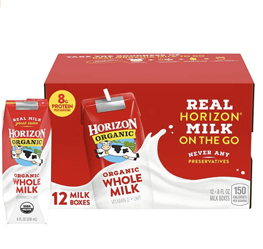 Amazon: Horizon Organic Milk Box on sale