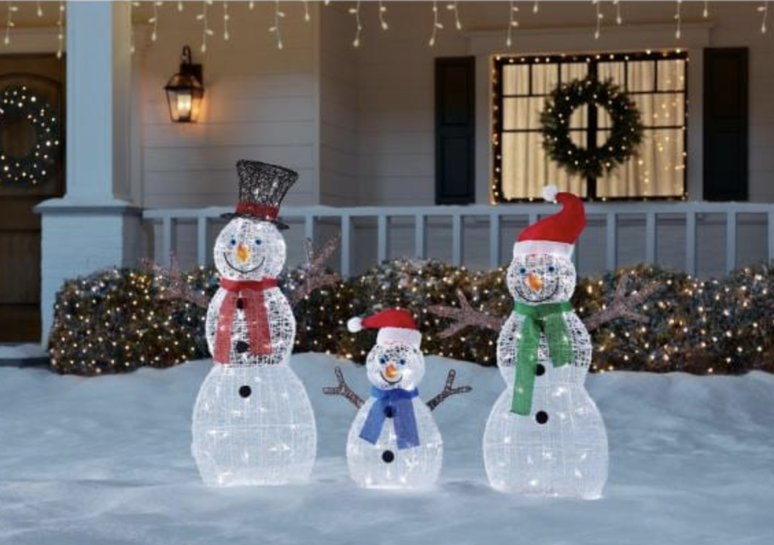 Home Depot: Christmas Outdoor Decoration on sale.