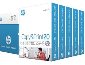 HP White Standard A4 Paper, 5 Reams (2500 Sheets) for $27.21 with Prime Shipping