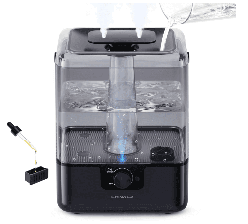 Transform Your Space with CHIVALZ’s 6L Humidifier: 50% Off!