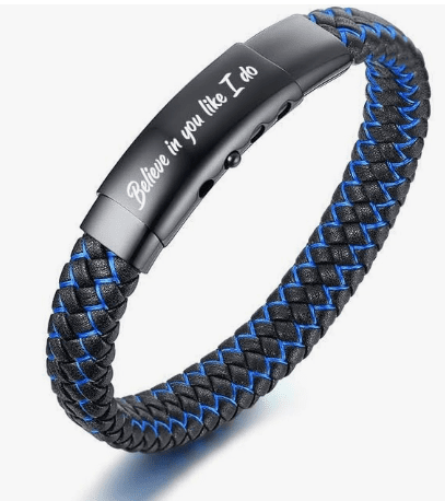 Black Friday Deal: VNOX Men’s Inspirational Braided Leather Bracelet with 40% Off – Now Only $9.59!