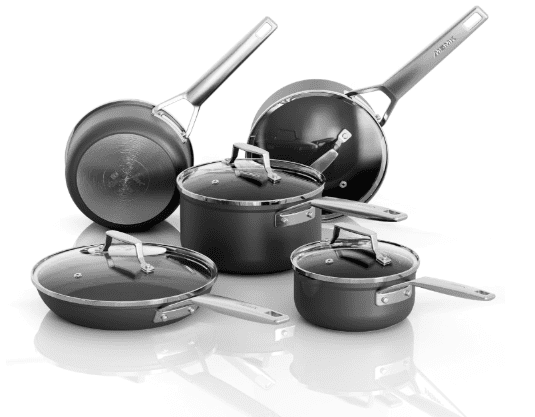 28% Off MSMK 9-Piece Nonstick Pots Set – $119.20 (Was $165) – Perfect for Cooking, Scratch-Resistant & Oven Safe!