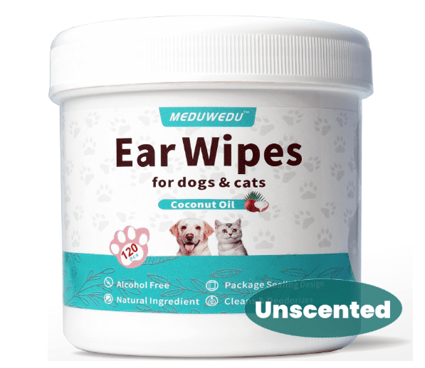 25% Off MEDUWEDU Pet Ear Cleaner Wipes – Gentle Care for Dogs and Cats