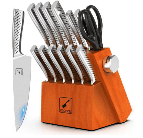 Upgrade Your Kitchen with imarku 14PCS Knife Set – Save 44%, Now $89.99