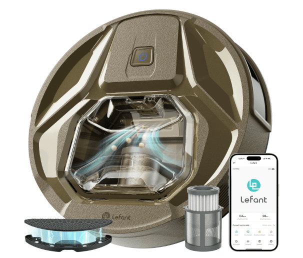 Save 55% on the Lefant M320G Robotic Vacuum Cleaner – Powerful, Smart, and Compact