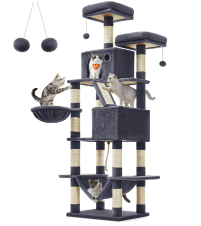 Feandrea Cat Tree: 28% Off Multi-Level Cat Playground for Endless Fun