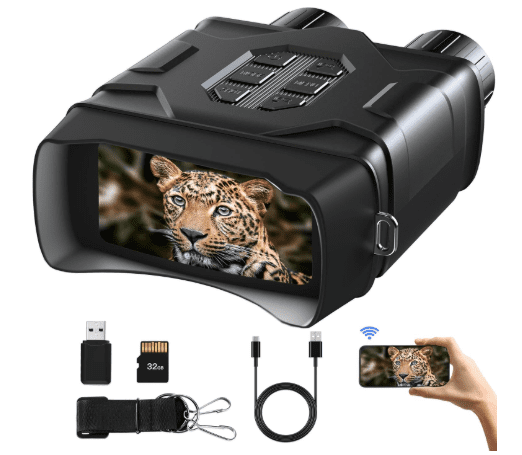 Get 56% Off the JStoon Digital Infrared Night Vision Goggles – Capture 4K UHD Videos & 52MP Images in Total Darkness – Now Only $79.99!