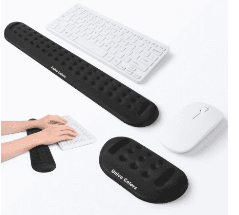 Univo Colors Keyboard & Mouse Wrist Rest Set – 45% Off, Now Only $15.99 (Was $28.99)