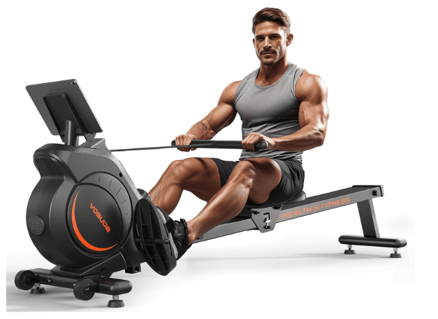 YOSUDA Magnetic & Water Rowing Machines – Up to 40% Off Home Fitness Rower with Bluetooth and App Support