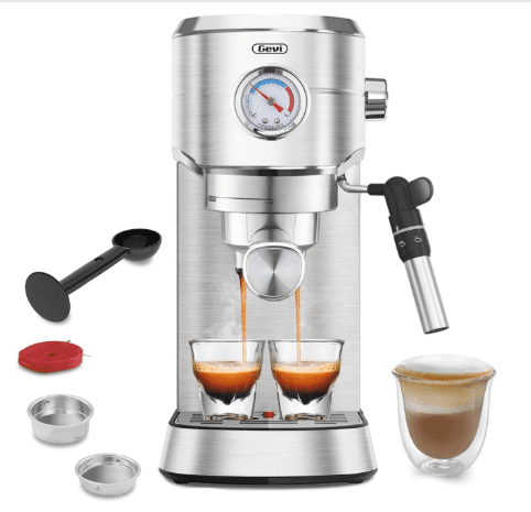 Upgrade Your Home Café: Gevi Espresso Machine 20 Bar with Auto Milk Frother – 45% Off $119.94