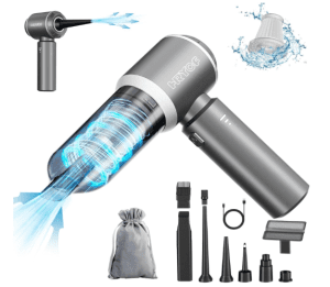 HRYCF 4-in-1 Cordless Car Vacuum Amazon’s Choice Deal: 20,000Pa Power Now $39.99