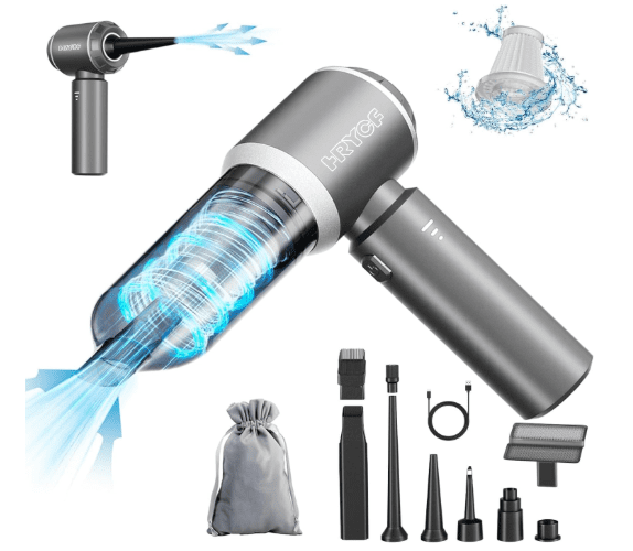 HRYCF 4-in-1 Cordless Car Vacuum Amazon’s Choice Deal: 20,000Pa Power Now $39.99