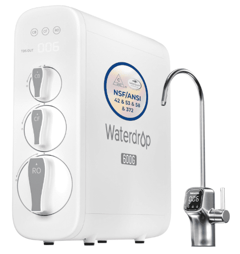 19% Off Waterdrop G3P600 Reverse Osmosis System: Smart, Tankless, and NSF-Certified Clean Water at Home