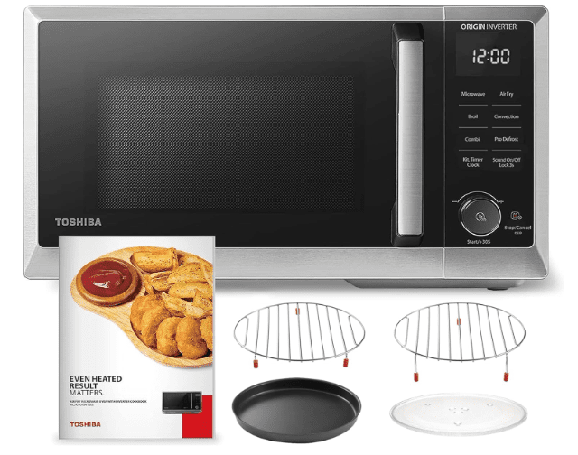 25% Off TOSHIBA 6-in-1 Inverter Countertop Microwave Oven: One Smart Appliance for Faster, Healthier Cooking